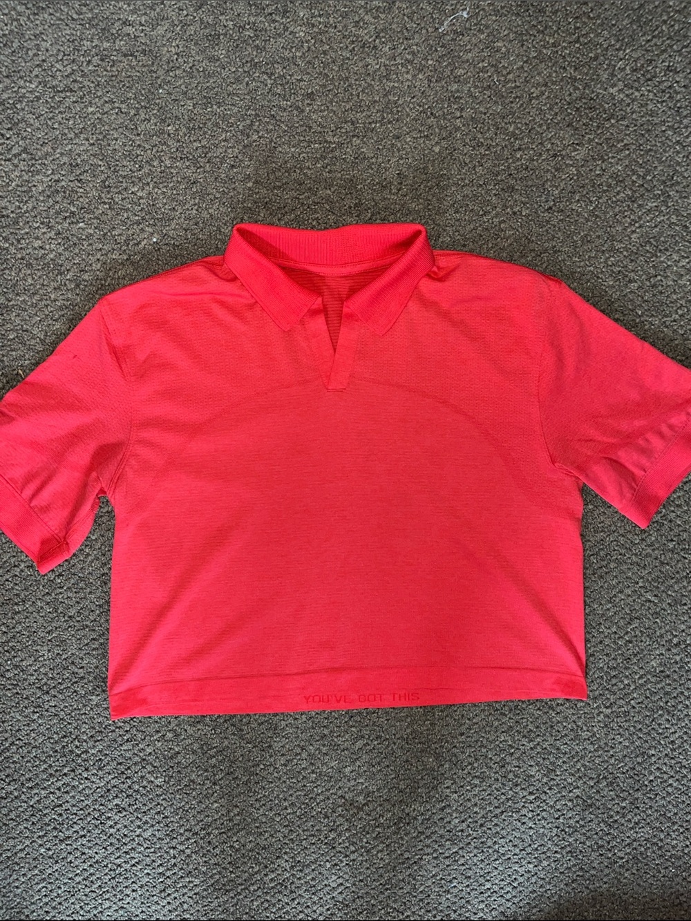 Lululemon Swiftly Tech Cropped Collared Polo Top